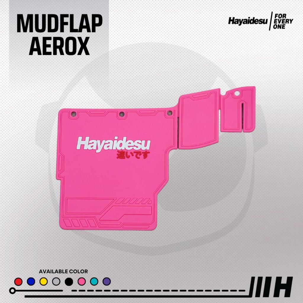 Hayaidesu Mudflap Aerox Old & New Connected Penahan Lumpur - PREMIUM