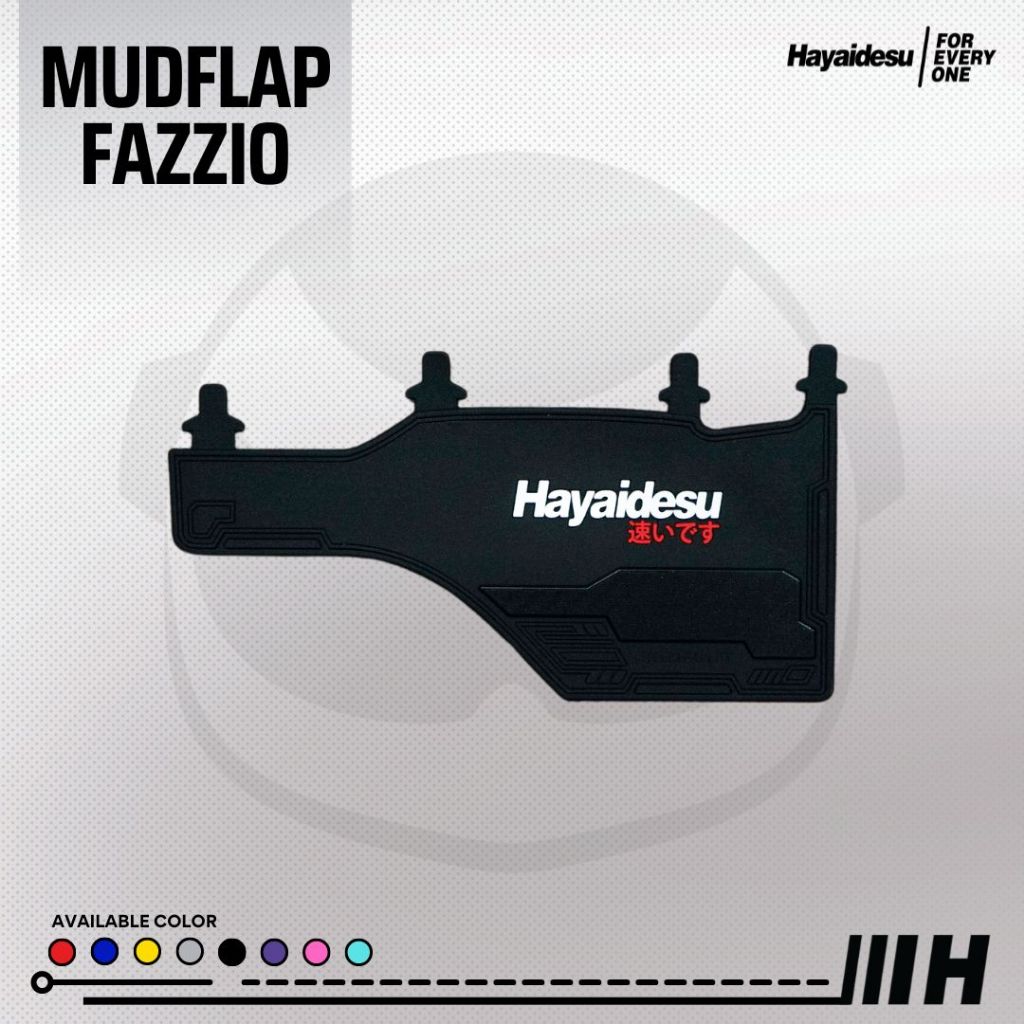 Hayaidesu Mudflap Fazzio & Gear Ultima Penahan Lumpur - Premium Quality