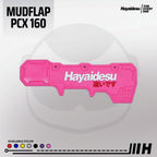 Hayaidesu Mud Flap PCX 160 (2021-2025) Penahan Lumpur Kepet Aksesoris Variasi