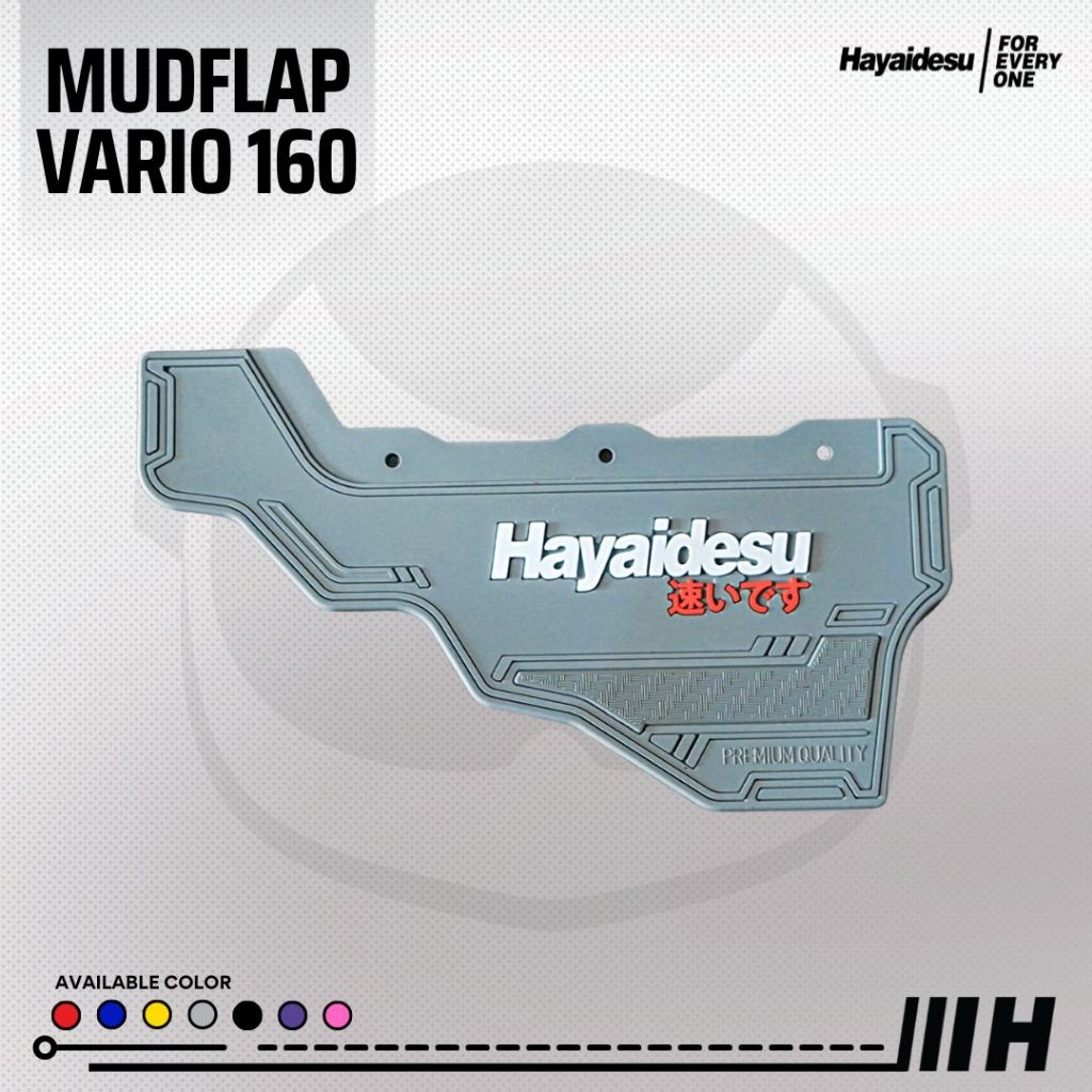 Hayaidesu Mud Flap VARIO 160 Penahan Lumpur - Premium