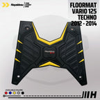 Hayaidesu Floor Mat Honda VARIO 125 Techno/KZR (2012-2014) Karpet Motor - Premium Quality