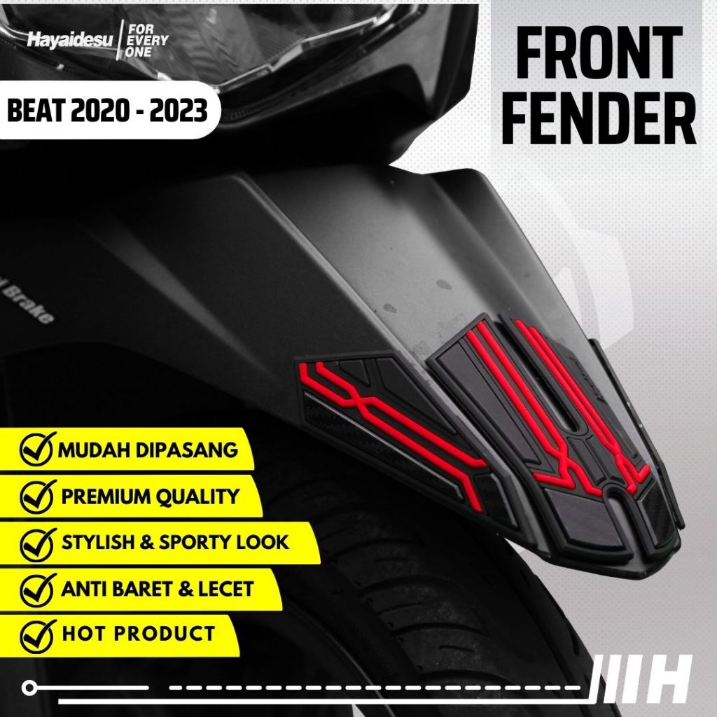 Hayaidesu BEAT 2020-2023  Deluxe / Street  Front Fender Body Protector Cover