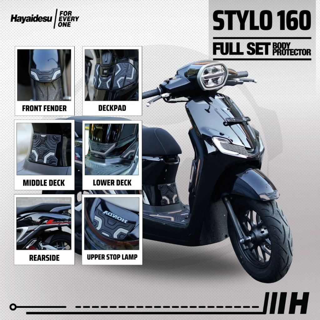 Hayaidesu STYLO 160 Body Protector FULL SETT Cover