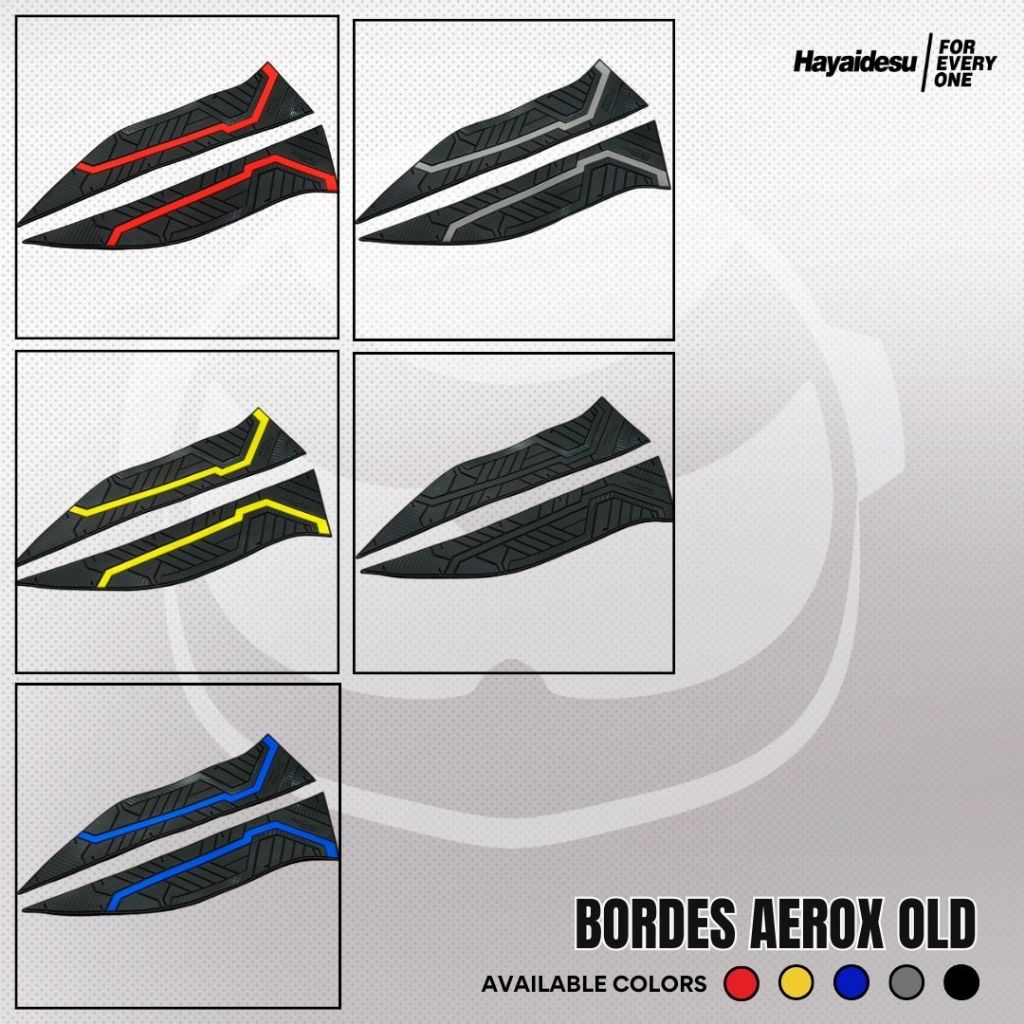 Hayaidesu Floor Step Boardrest Karpet Motor AEROX OLD Bordes -  Premium Quality