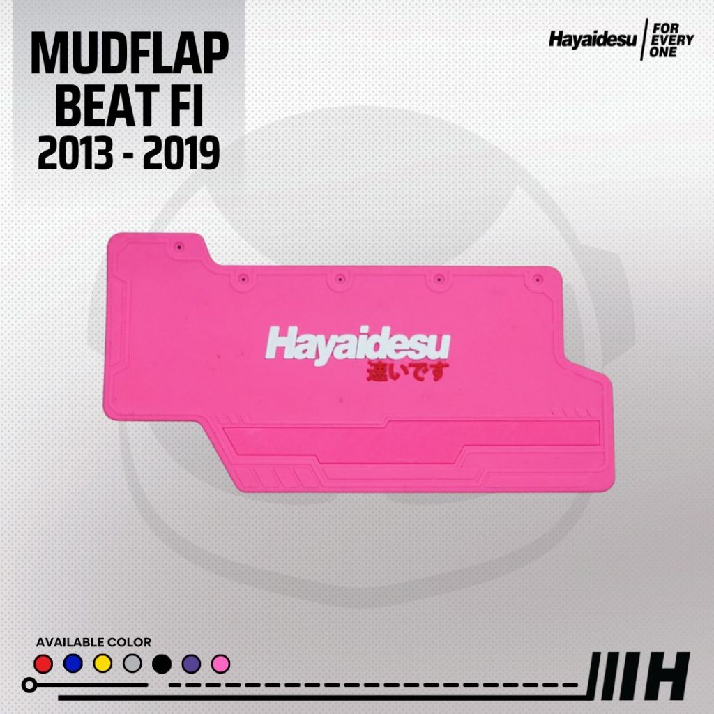 Hayaidesu Mudflap Honda Beat FI 2013-2019 / Vario 110 Fi Penahan Lumpur - PREMIUM