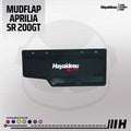 Hayaidesu Aprilia SR 200GT Mud Flap Penahan Lumpur - PREMIUM