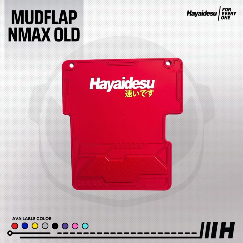 Hayaidesu Mudflap Yamaha NMAX OLD 2015-2019 Aksesoris Variasi Penahan Lumpur - PREMIUM