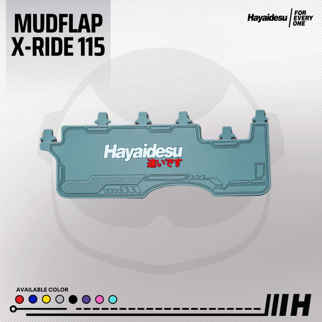 Hayaidesu Mud Flap XRIDE 115 Penahan Lumpur - Premium