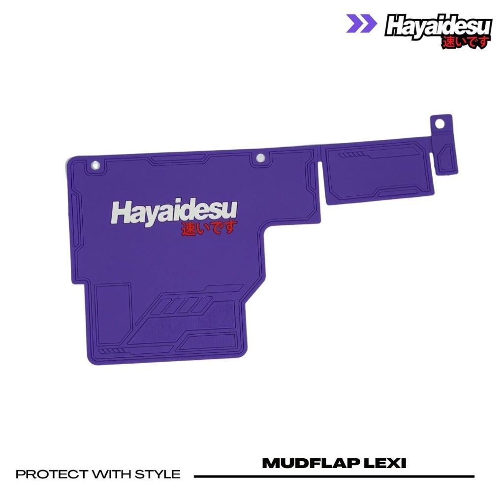 Hayaidesu Mud Flap Yamaha Mud Flap Penahan Lumpur Motor Matic Yamaha NMAX , AEROX , XMAX , MIO , LEXI , FILANO , FAZZIO