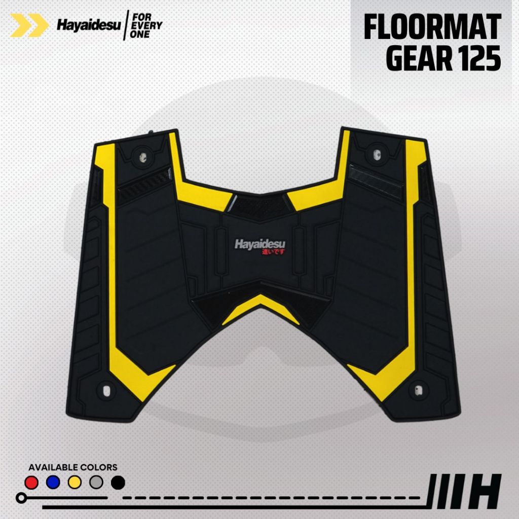 Hayaidesu Karpet Motor Floor Mat Mio Gear 125 - Premium Quality