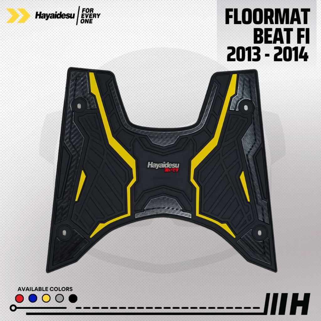 Hayaidesu Karpet Motor Floor Mat Honda Beat FI (2013-2014) - Premium Quality