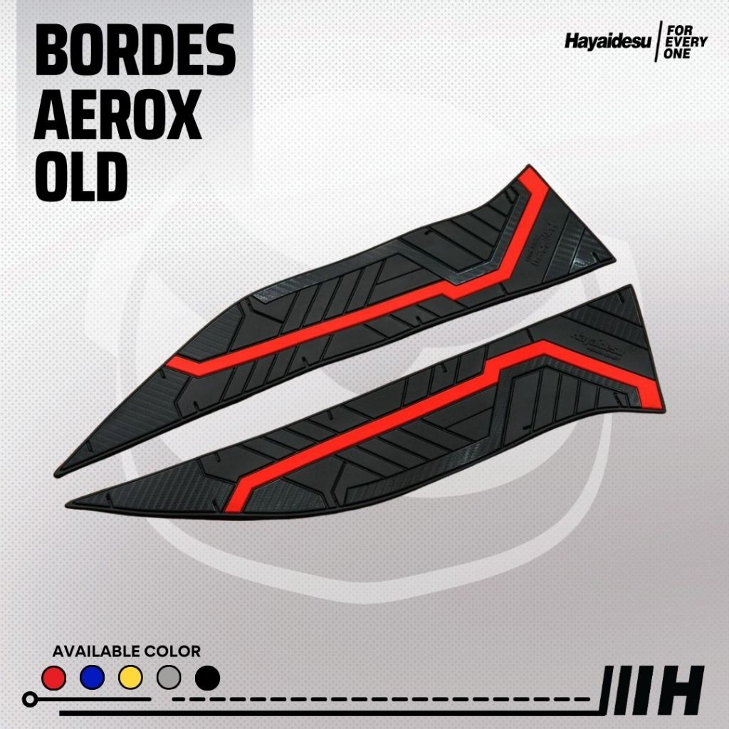 Hayaidesu Floor Step Boardrest Karpet Motor AEROX OLD Bordes -  Premium Quality