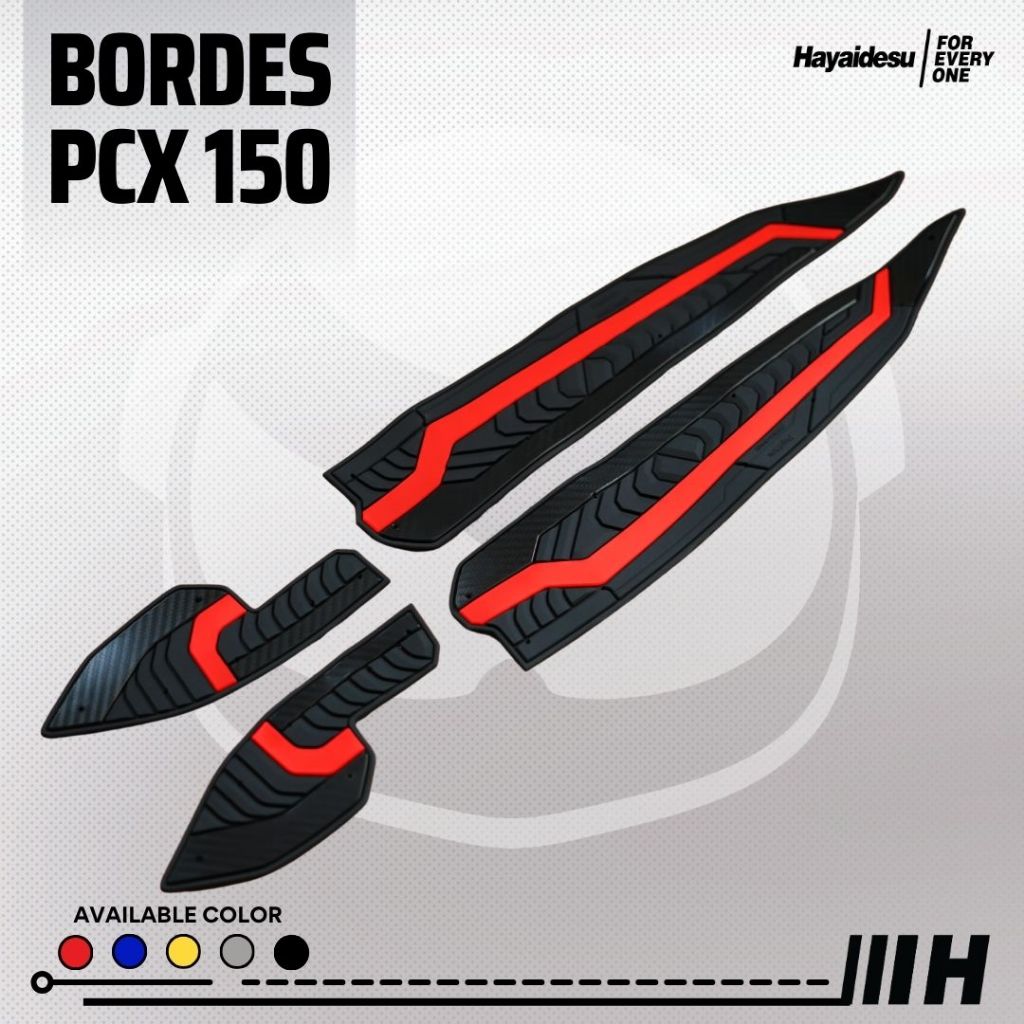 Hayaidesu PCX 150 Step Floor Boardrest Karpet Motor PCX 150 Bordes -  Premium Quality