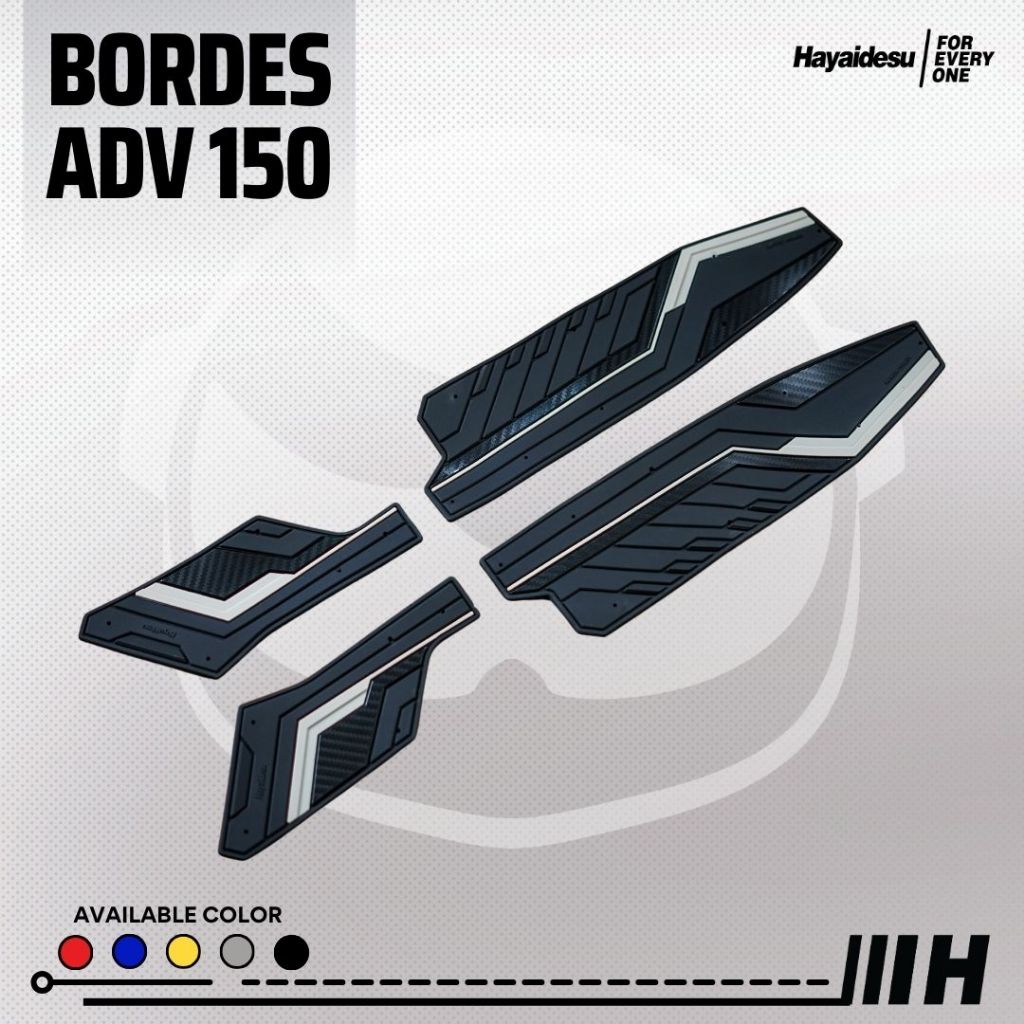 Hayaidesu ADV 150 Step Floor Boardrest Karpet Motor ADV 150 Bordes -  Premium Quality