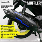 Hayaidesu AEROX Connected 2021-2024 Body Protector Muffler Knalpot Cover
