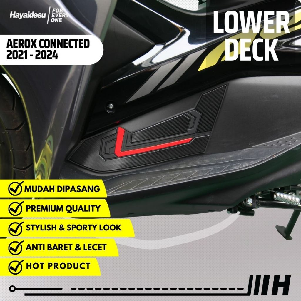 Hayaidesu AEROX Connected 2021-2024 Body Protector Lower Deck Cover