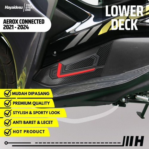 Hayaidesu AEROX Connected 2021-2024 Body Protector Lower Deck Cover