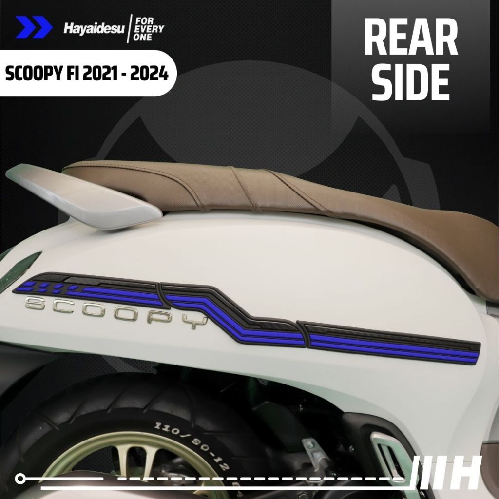 Hayaidesu New Scoopy 2021 - 2024 Body Protector Rear Side Cover
