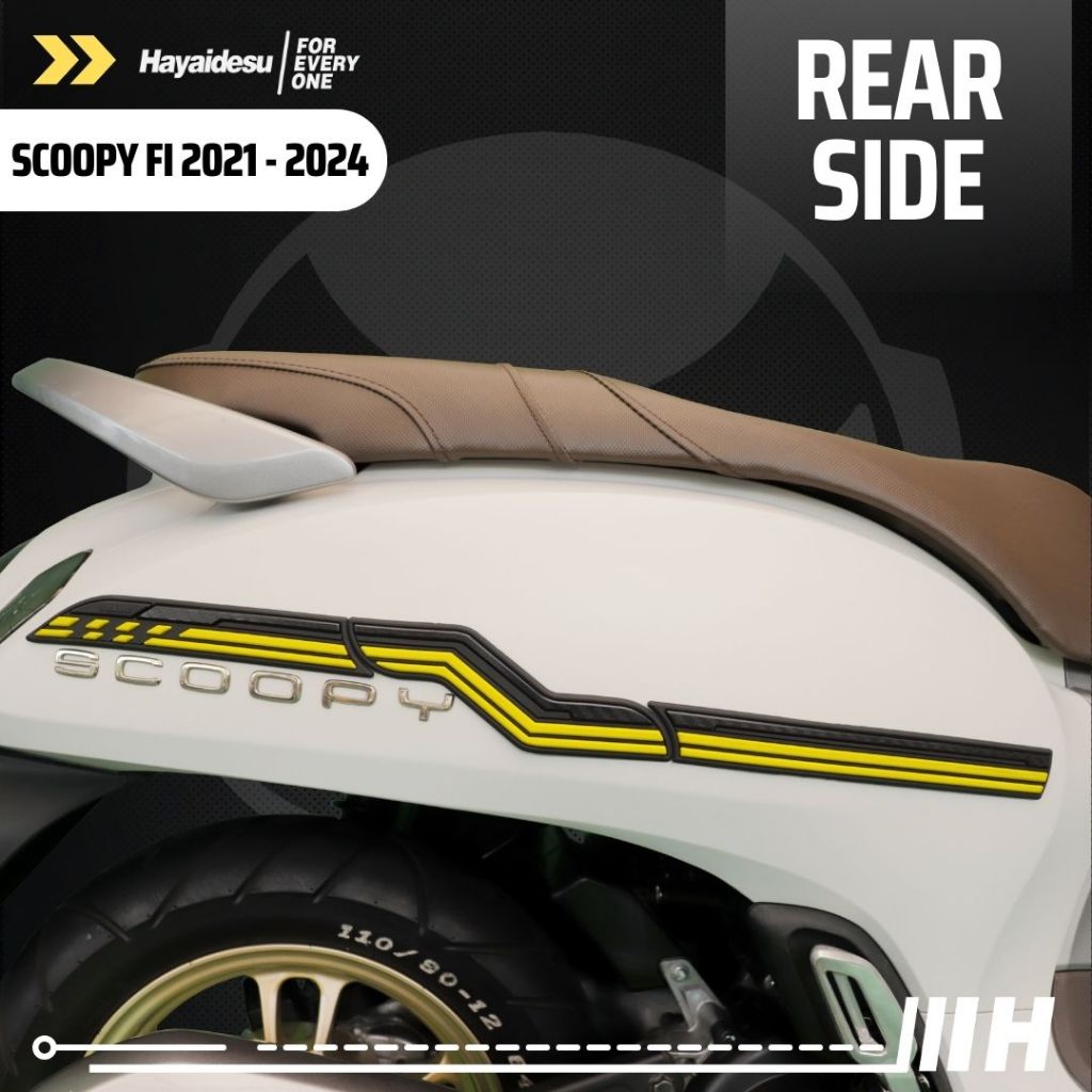 Hayaidesu New Scoopy 2021 - 2024 Body Protector Rear Side Cover