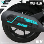 Hayaidesu Body Protector Fazzio Muffler Knalpot Cover