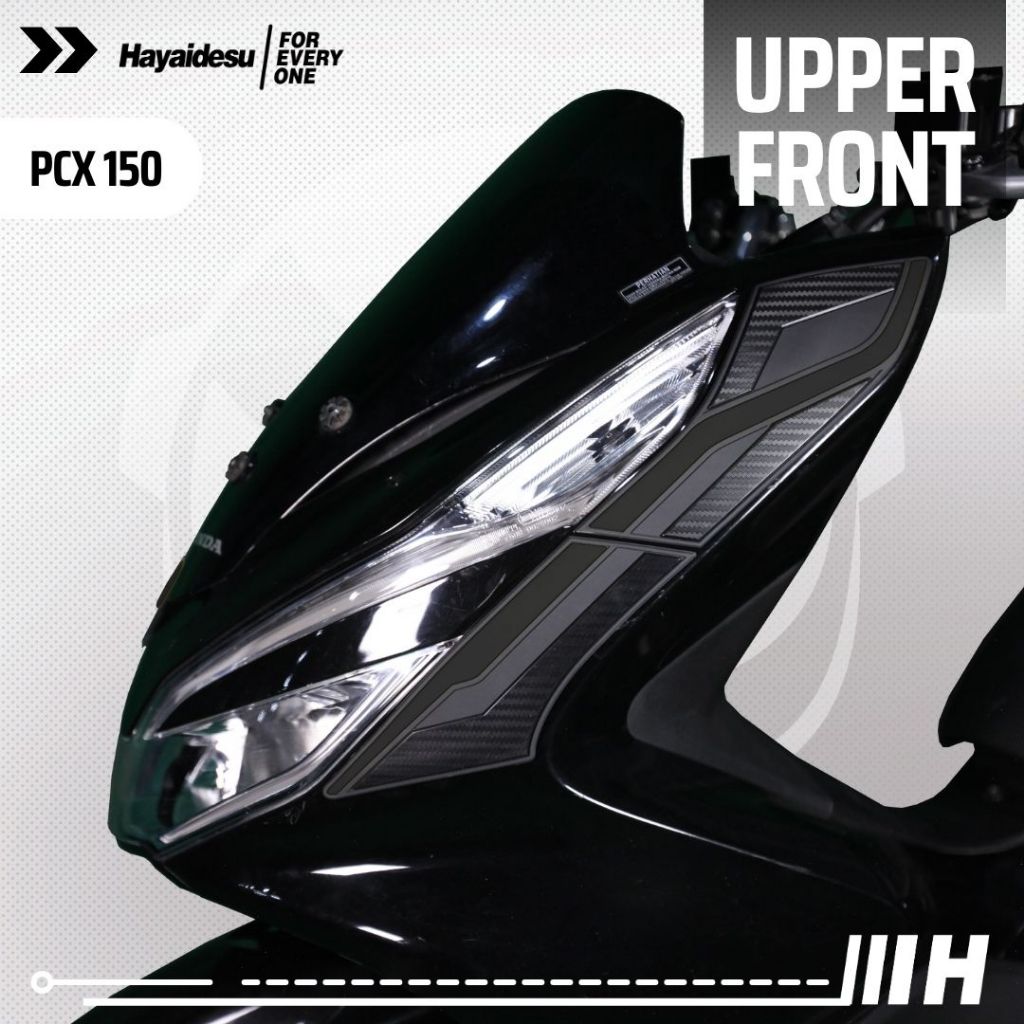 Hayaidesu PCX 150 Body Protector Upper Front Cover New Version