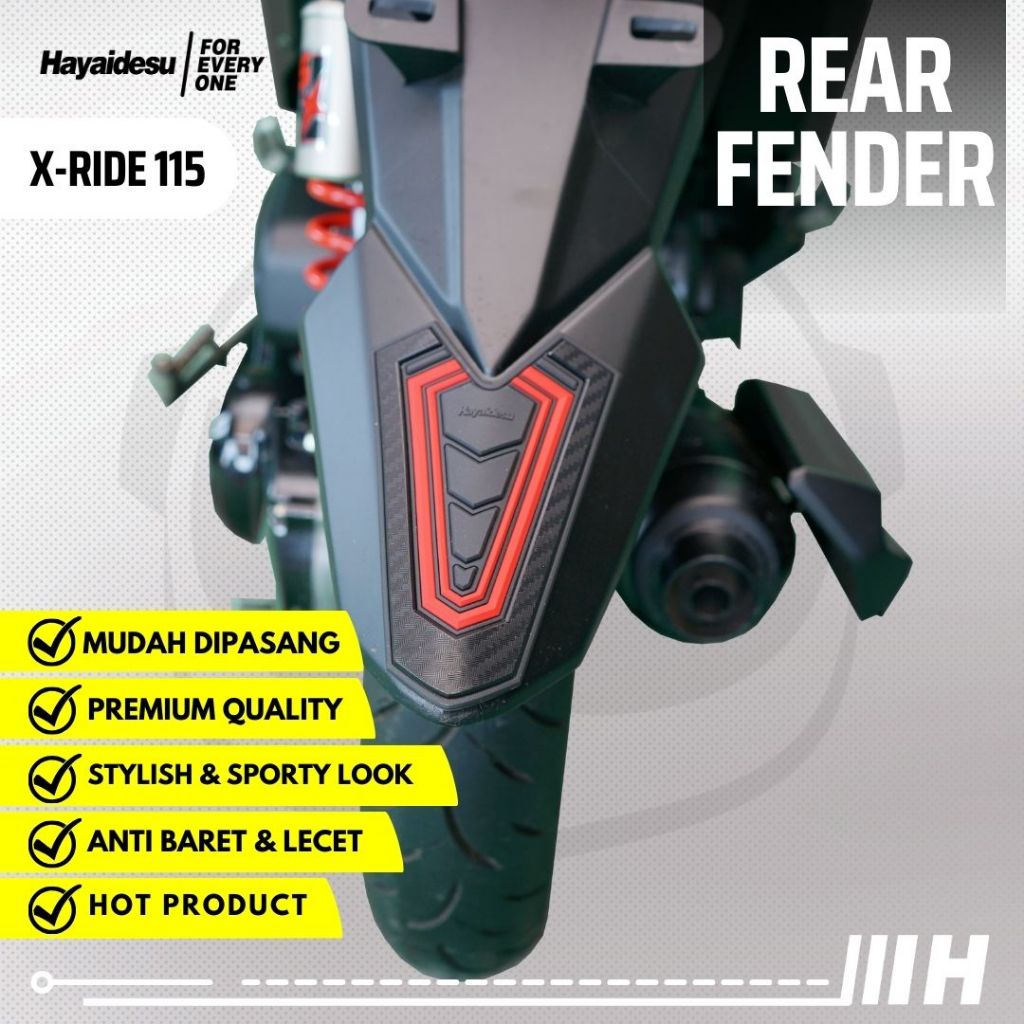Hayaidesu XRIDE 115 Body Protector Rear Fender Cover