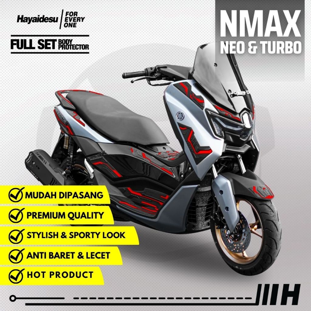 Hayaidesu Yamaha NMAX NEO & TURBO Full Sett Body Protector Cover