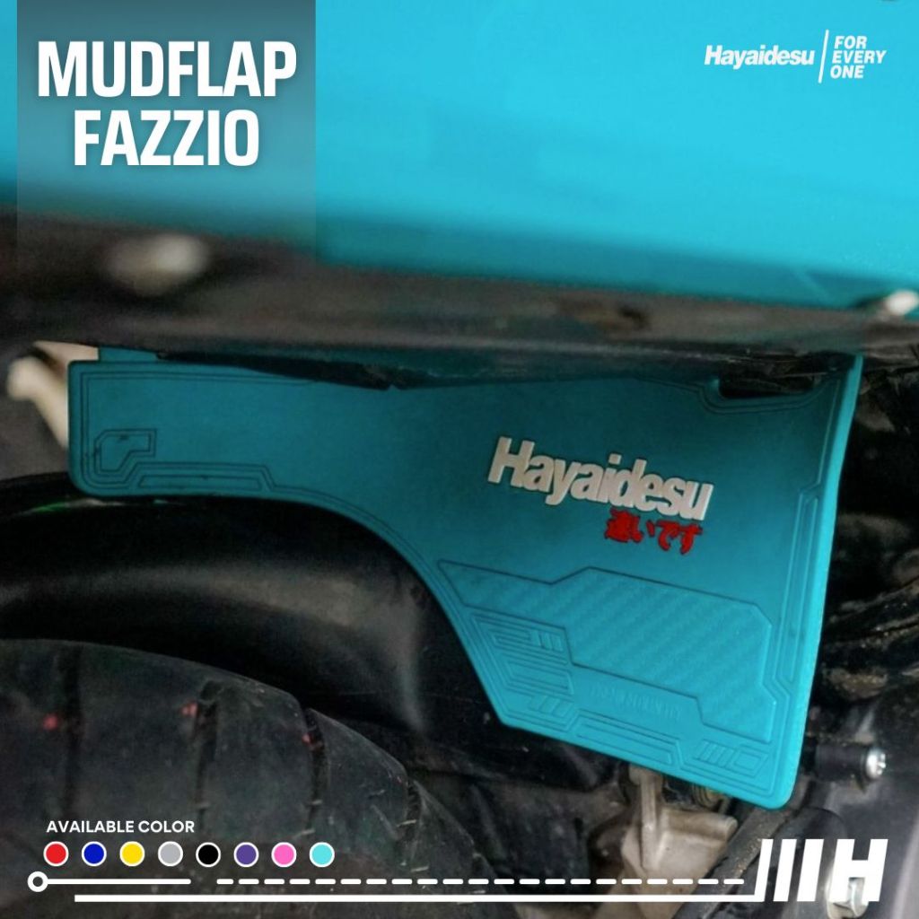 Hayaidesu Mudflap Fazzio & Gear Ultima Penahan Lumpur - Premium Quality