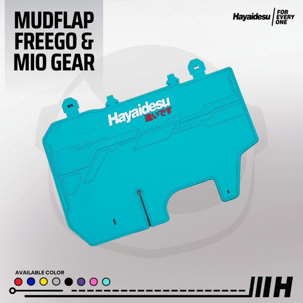 Hayaidesu MudFlap FREEGO / Mio GEAR Penahan Lumpur FREEGO / Mio GEAR Aksesoris Variasi