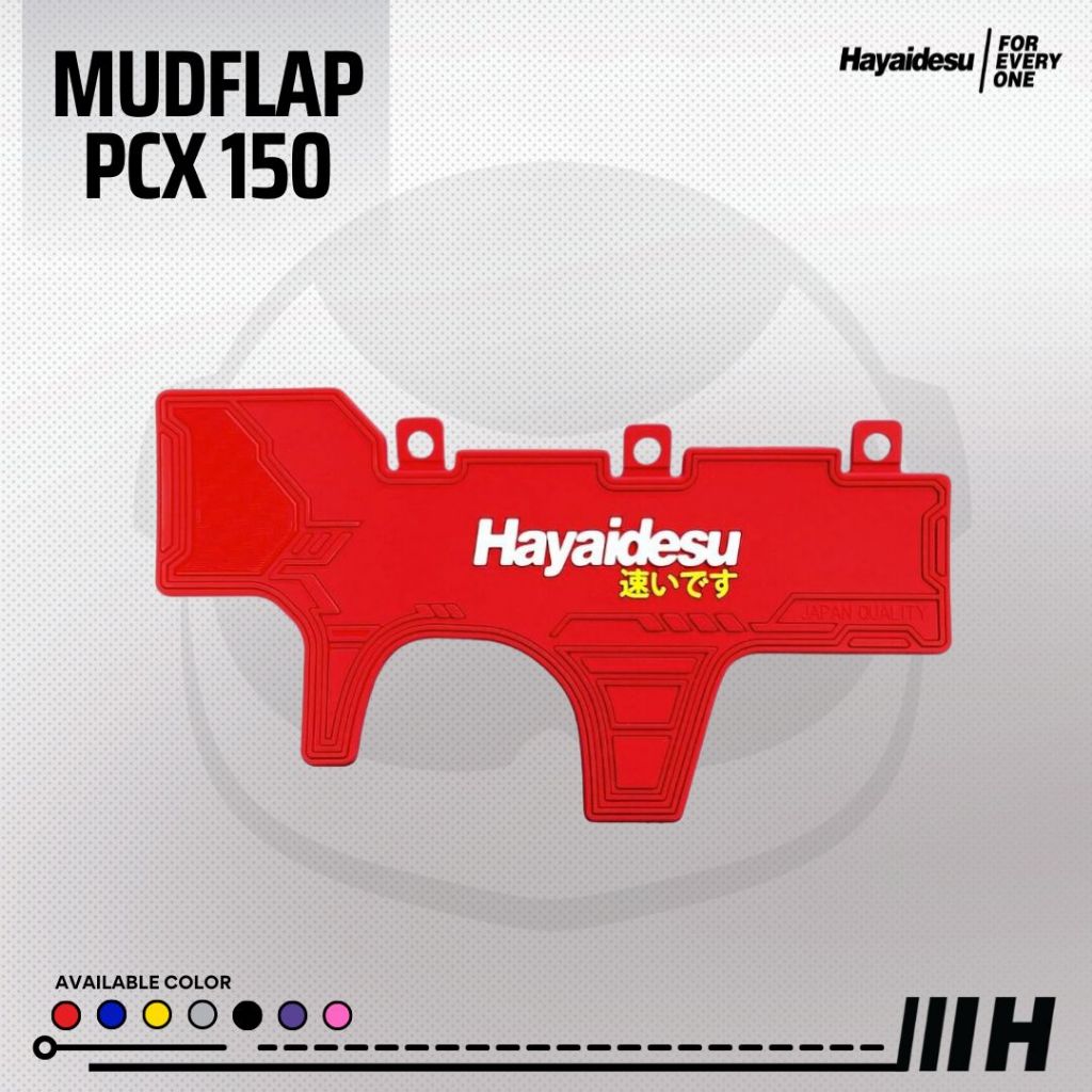 Hayaidesu PCX 150 Mudflap Penahan Lumpur - PREMIUM