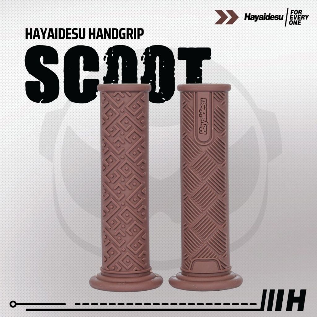 Hayaidesu Handgrip SCOOT Vespa Matic - Hand Grip Primavera , Sprint , GTS , Stylo , Fazzio , Filano , Scomadi, Royal Alloy