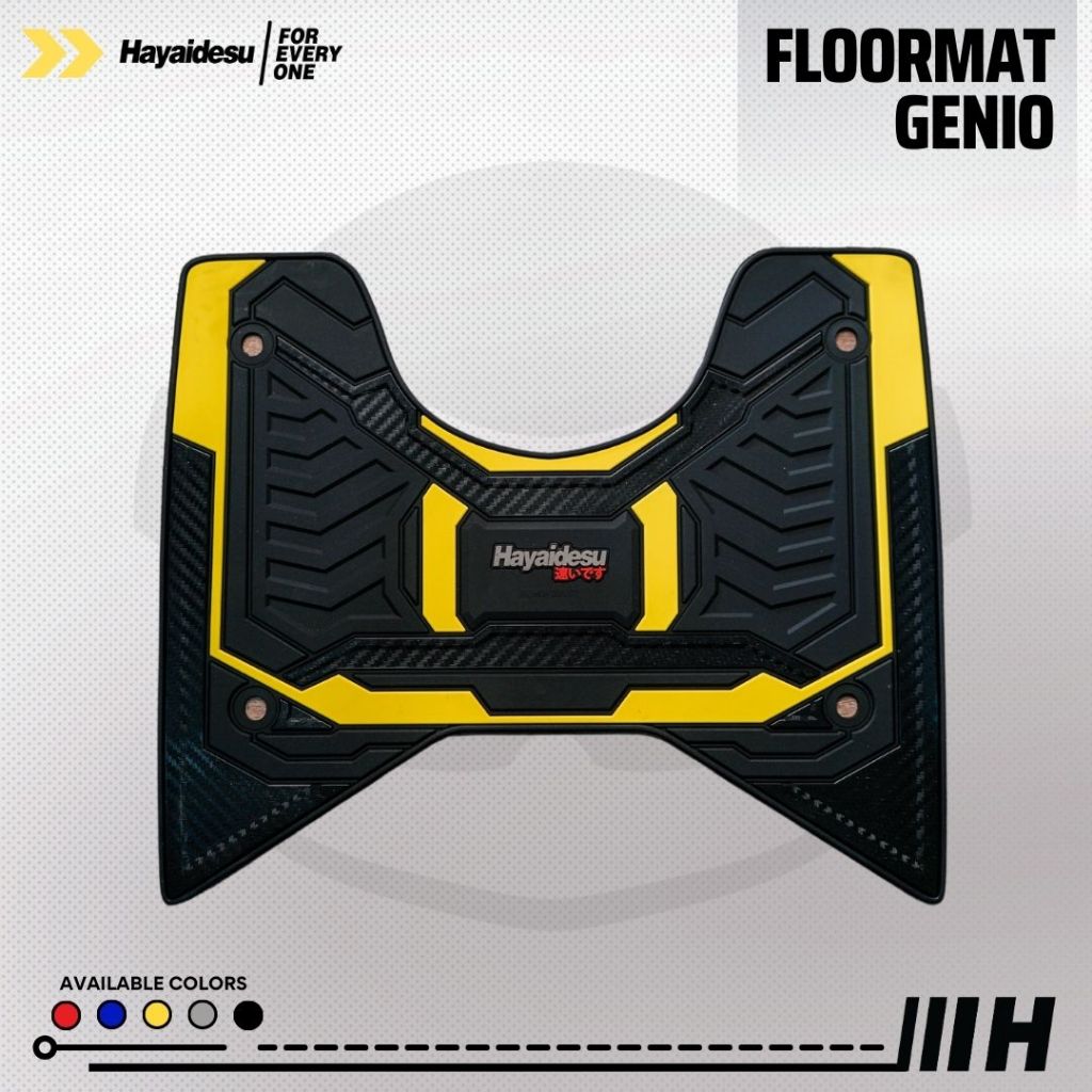 Hayaidesu Floor Mat Honda Genio Karpet Motor - Premium Quality