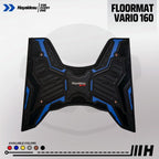 Hayaidesu Honda Vario 160 CBS/ABS Karpet Pijakan Kaki Motor Floor Mat - Premium Quality