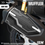 Hayaidesu honda ADV 160 (2022-2024) Body Protector Muffler Knalpot Cover
