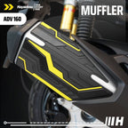 Hayaidesu honda ADV 160 (2022-2024) Body Protector Muffler Knalpot Cover