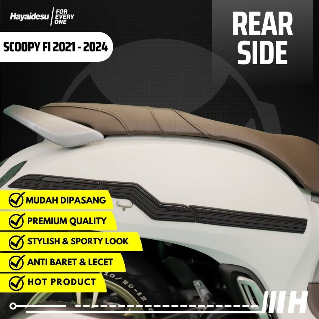 Hayaidesu New Scoopy 2021 - 2024 Body Protector Rear Side Cover