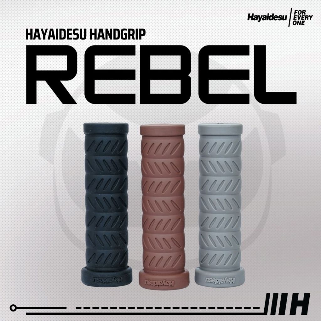 Hayaidesu Handgrip REBEL - Hand Grip Motor Klasik & Custom XSR,W175,Vulcan,Rebel,Enfield,Triumph,Benelli