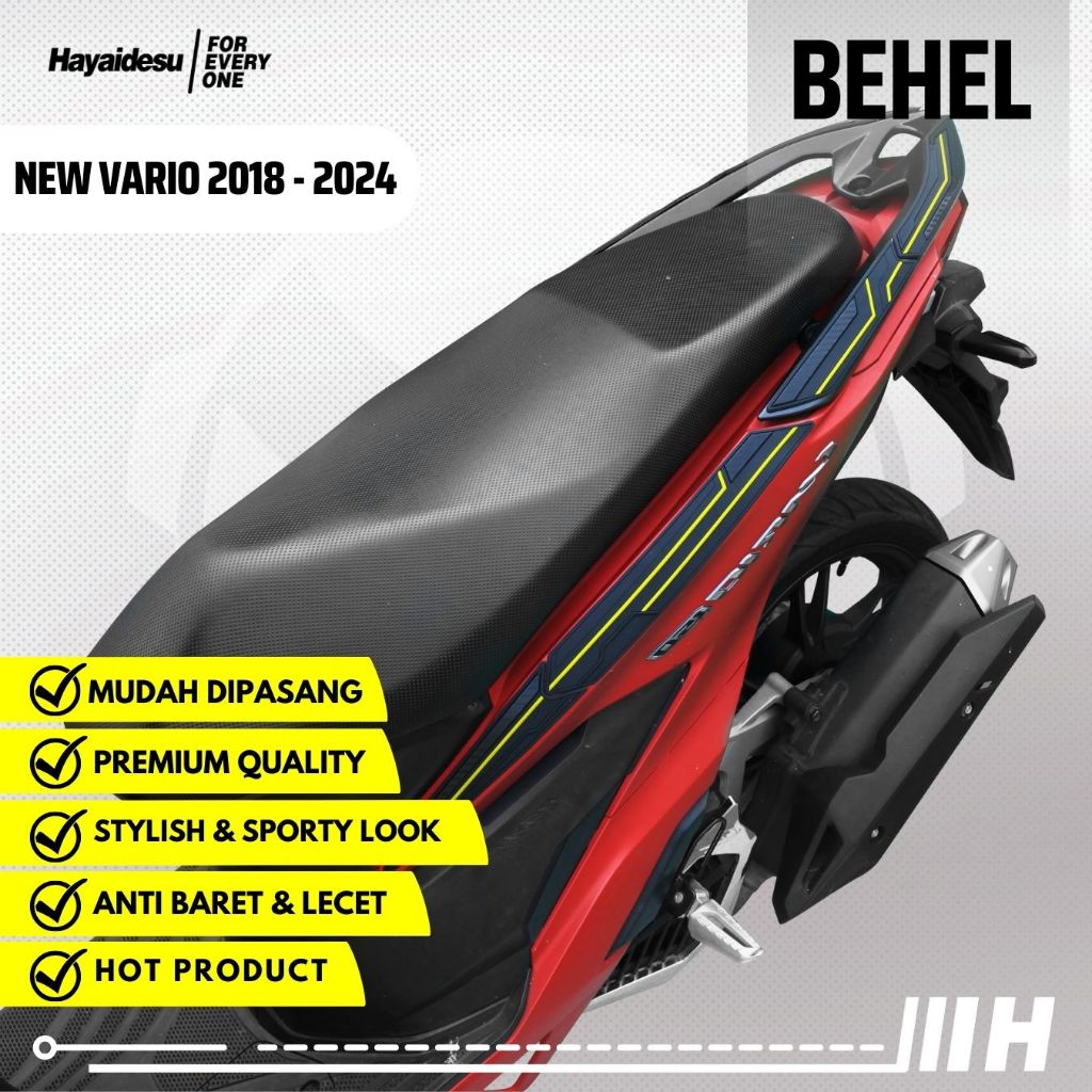 Hayaidesu New Vario Click 2018-2022 Body Protector Behel Pillion Grip Cover