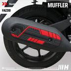 Hayaidesu Body Protector Fazzio Muffler Knalpot Cover