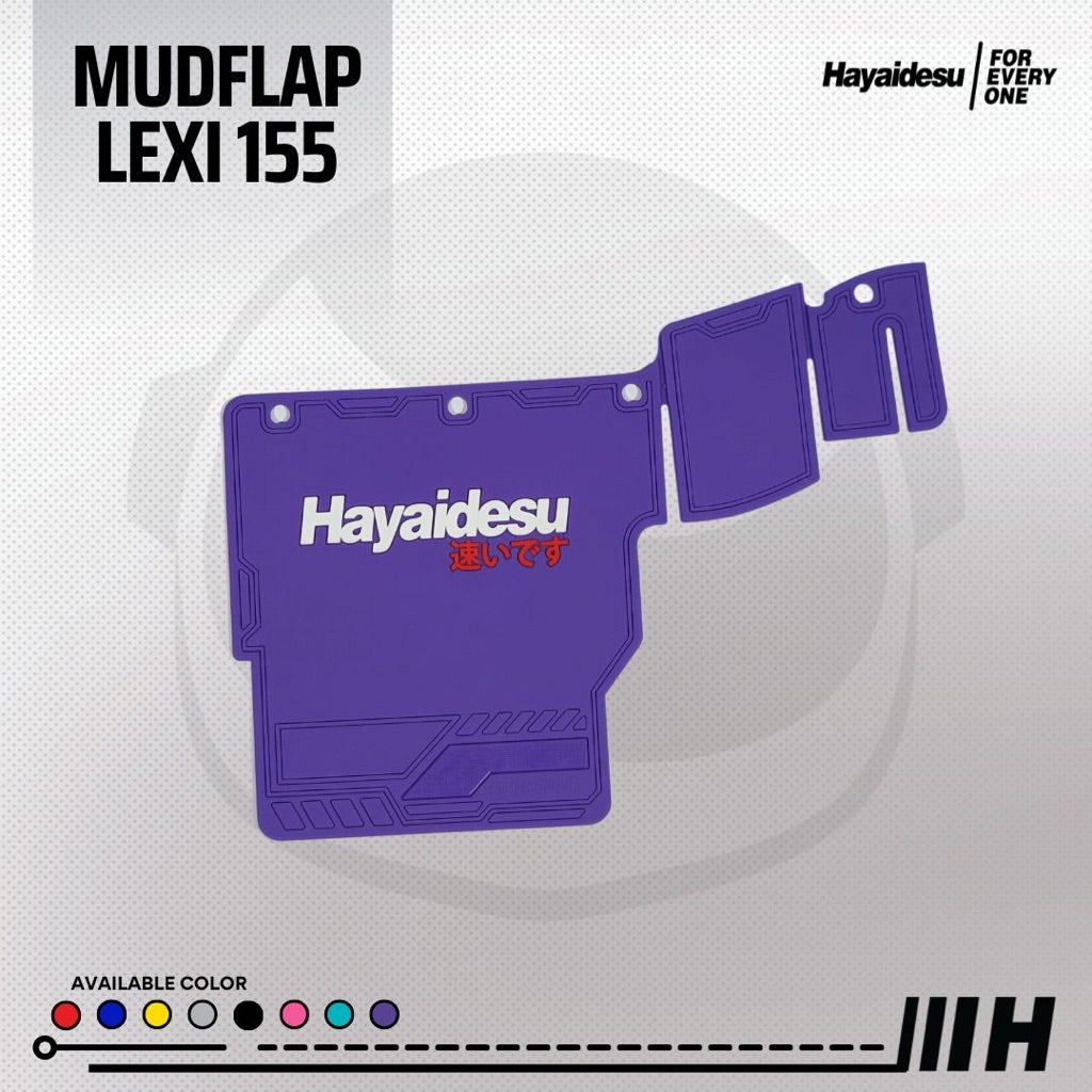 Hayaidesu Mud Flap LEXI LX 155 Penahan Lumpur Mudflap LEXI LX 155