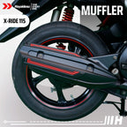 Hayaidesu XRIDE 115 Body Protector Muffler Knalpot Cover