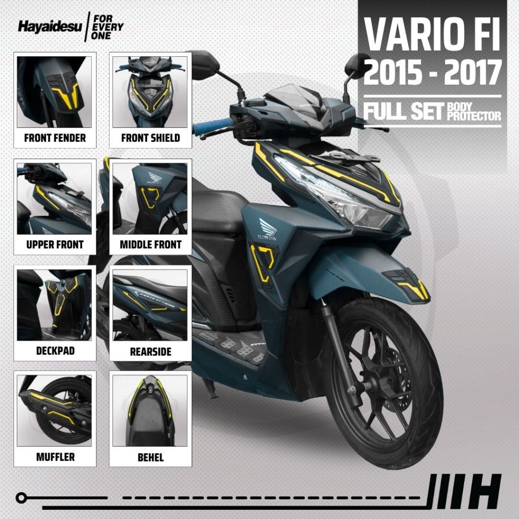 Hayaidesu VARIO FI / Click 2015-2017 Body Protector Full Set Cover