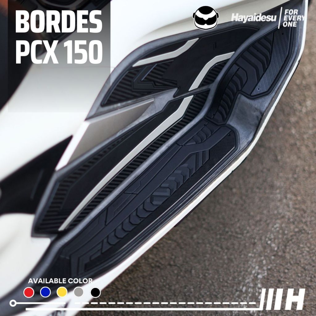 Hayaidesu PCX 150 Step Floor Boardrest Karpet Motor PCX 150 Bordes -  Premium Quality