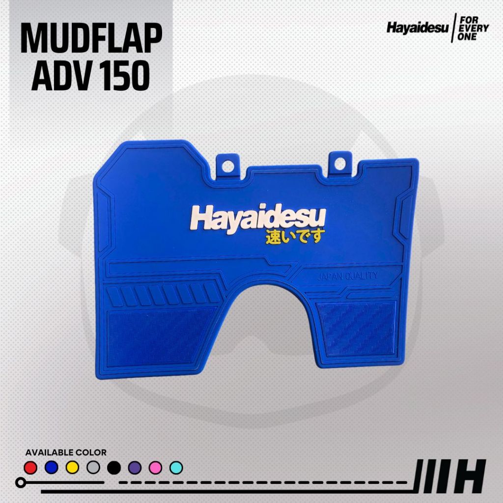 Hayaidesu Honda ADV 150 Mudflap Penahan Lumpur - PREMIUM