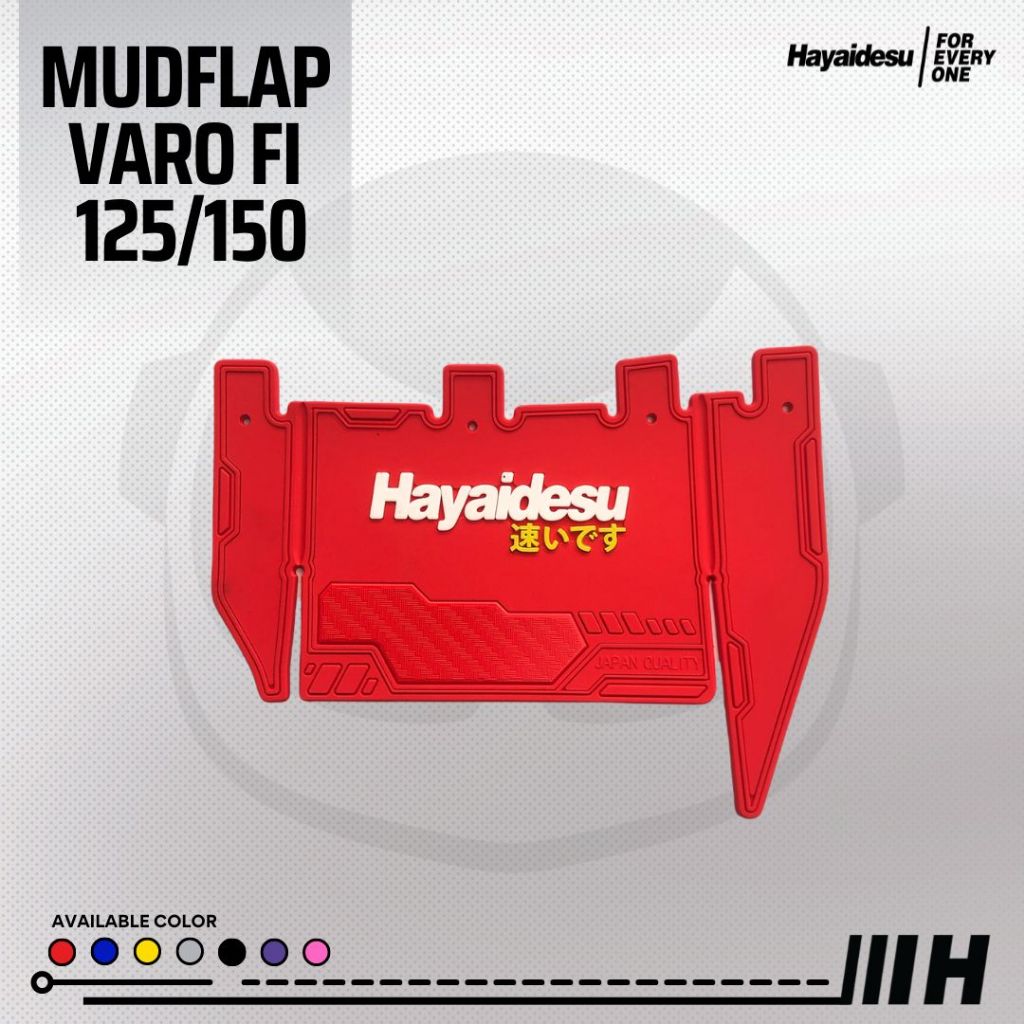 Hayaidesu Mudflap Vario Click 125/150 FI (2015-2025) Penahan Lumpur - PREMIUM