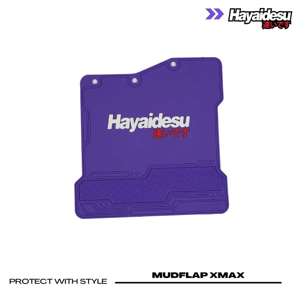Hayaidesu Mud Flap Yamaha Mud Flap Penahan Lumpur Motor Matic Yamaha NMAX , AEROX , XMAX , MIO , LEXI , FILANO , FAZZIO