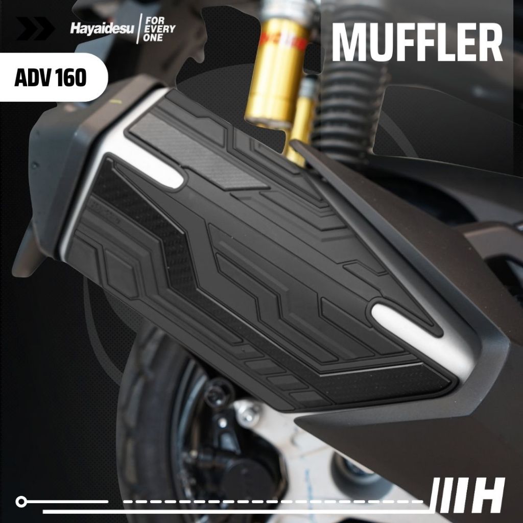 Hayaidesu honda ADV 160 (2022-2024) Body Protector Muffler Knalpot Cover