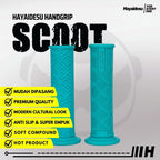 Hayaidesu Handgrip SCOOT Vespa Matic - Hand Grip Primavera , Sprint , GTS , Stylo , Fazzio , Filano , Scomadi, Royal Alloy