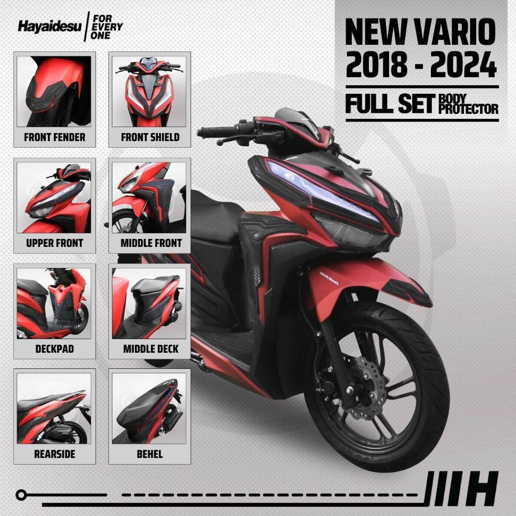 Hayaidesu New Vario Click 2018-2022 Body Protector Full Set Cover