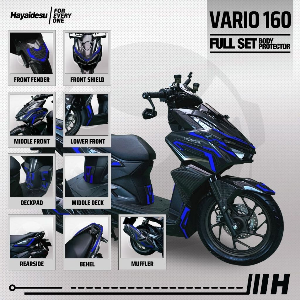 Hayaidesu Body Protector Vario / Click 160 Full Set Cover